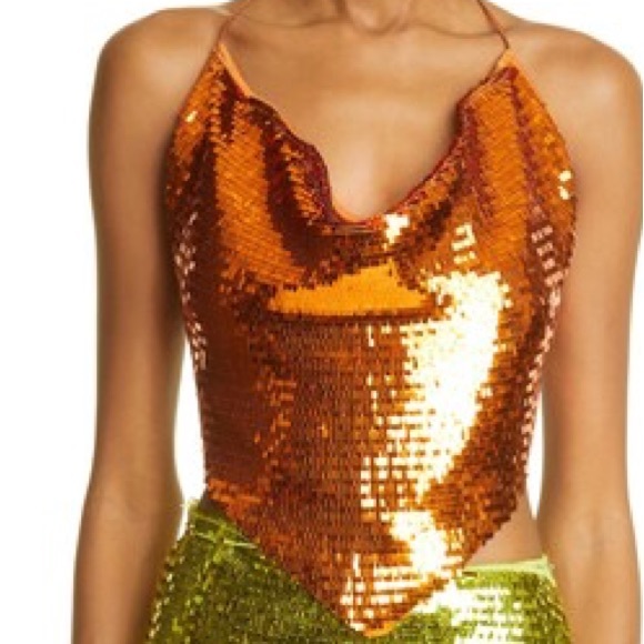 Oseree OSEREE Sequin Bandana. Size Small - Picture 6 of 10